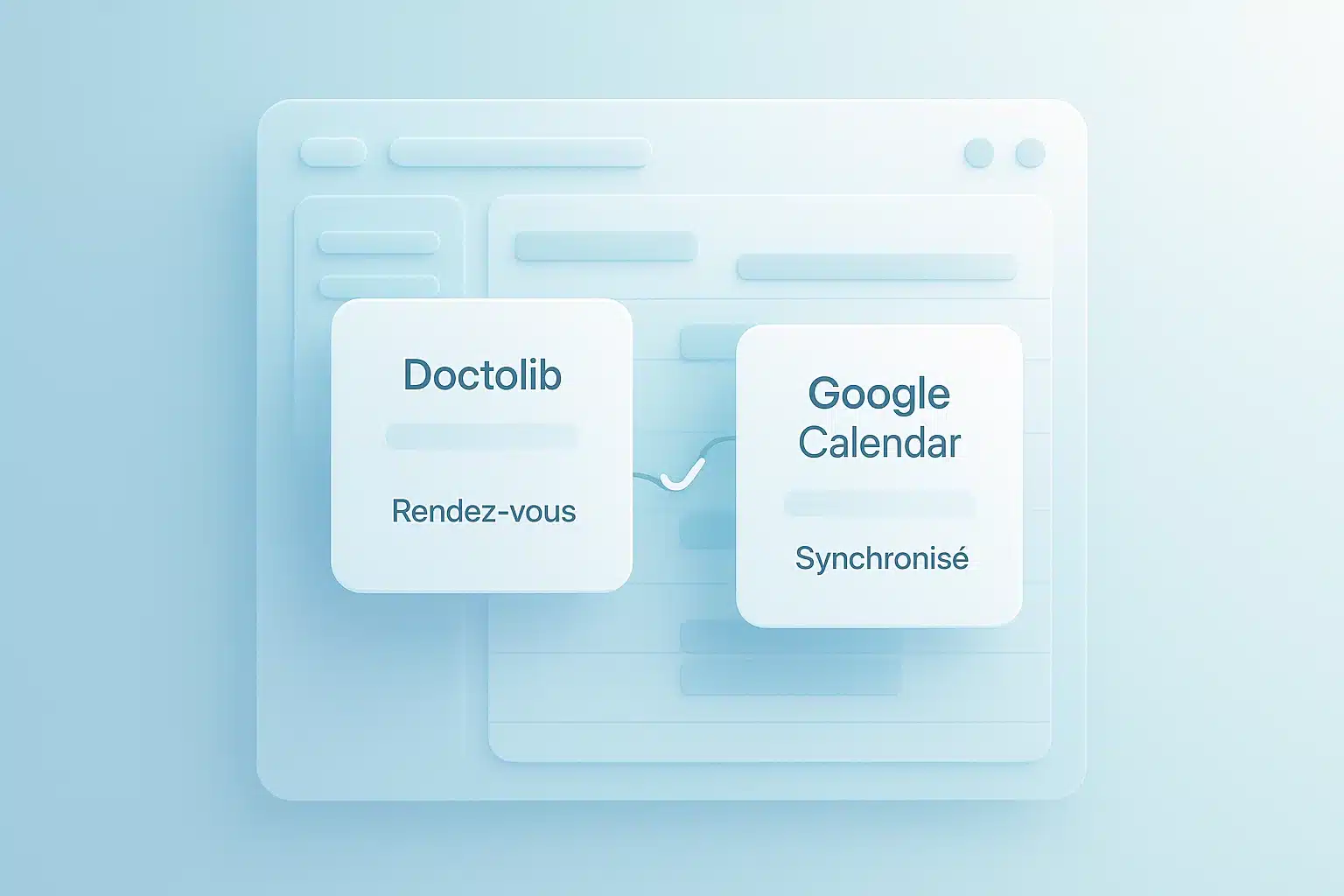 Synchroniser automatiquement Doctolib avec Google Calendar grâce à CalMedi calmedi fonctionnement