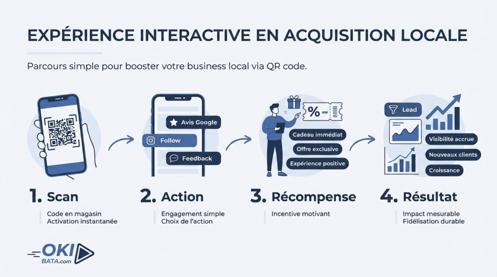 Pourquoi les expériences interactives deviennent un nouveau levier d’acquisition locale experience interactive commerce locale