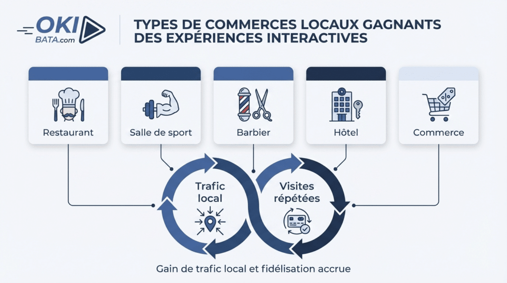 Pourquoi les expériences interactives deviennent un nouveau levier d’acquisition locale secteur activite gamification
