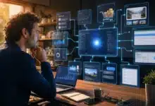 Dirigeant de PME utilisant ChatGPT Work pour automatiser dix tâches de gestion et de marketing