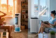 Comparaison entre un rafraîchisseur à eau sans tuyau et un véritable climatiseur mobile avec évacuation