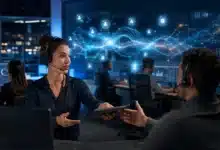 Centre de service client utilisant un agent IA vocal pour traiter et transmettre les demandes