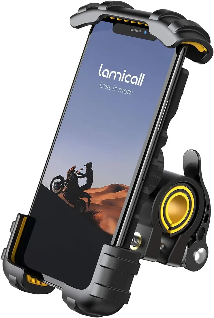 Support Lamicall pour téléphone fixé sur un guidon de vélo ou de trottinette