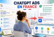 Une entrepreneuse française compare une annonce Google à une publicité ChatGPT clairement séparée de la réponse, puis mesure le clic, le Pixel et la vente