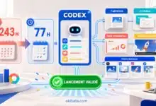 Codex orchestre une landing page, sept articles, trois e-mails, un deck, une animation et des posts sociaux en faisant passer la production de 243 à 77 heures