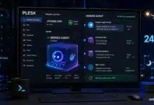 Hermes Agent exécute des tâches, utilise sa mémoire et répond aux messages dans un conteneur Docker administré avec Plesk