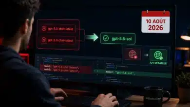 Un développeur remplace gpt-5.2-chat-latest et gpt-5.3-chat-latest par gpt-5.6-sol avant le 10 août 2026 et rétablit son API