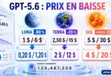 Anciens et nouveaux prix de GPT-5.6 Luna, Terra et Sol avec des baisses de 80 %, 20 % et jusqu’à 33 %