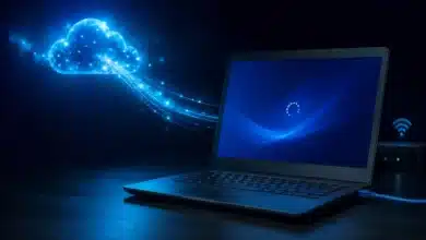 Ordinateur Windows 11 cherchant un correctif dans le cloud avant son démarrage