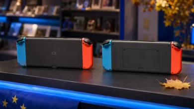 Deux versions européennes de la Switch 2 dont une avec batterie remplaçable
