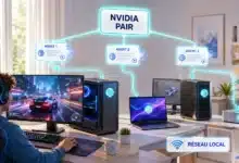 NVIDIA PAIR route trois requêtes d’agents vers plusieurs PC du réseau local pendant que le PC principal sert au jeu